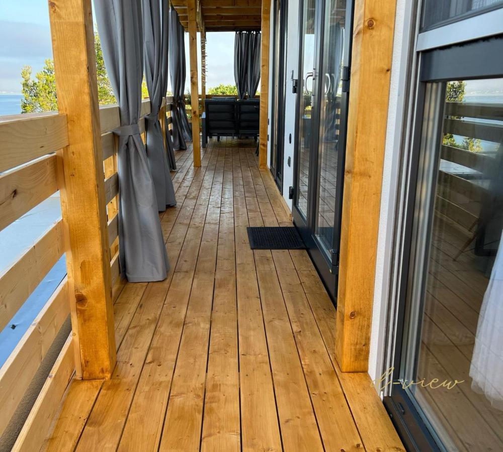 D-View Premium Mobile Home - Panoramic Seaview - 150 M From Beach, Free Parking Drage Ngoại thất bức ảnh